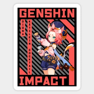 Diona II | Genshin Impact Sticker